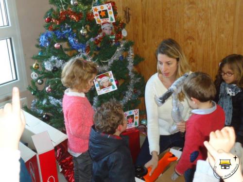 Le père Noël est passé à l’école